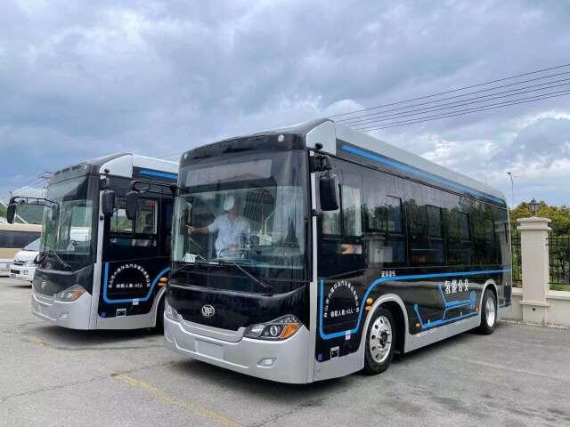 浙江省普陀區首條氫能公交示范線正式開通 浙江省普陀區首條氫能公交示范線正式開通