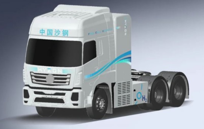 沙鋼集團(tuán)攜手海易森汽車與國富氫能 共同推廣49T氫能重卡.jpg