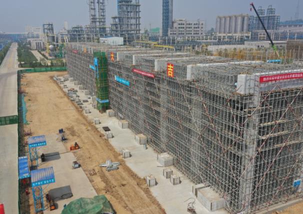 中建安裝新材料與氫能源丙烷脫氫設備Ⅱ項目土建基建施工基本完成 中建安裝新材料與氫能源丙烷脫氫設備Ⅱ項目土建基建施工基本完成