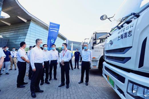 國家燃料電池汽車示范應(yīng)用上海市首批100輛車集中發(fā)車 國家燃料電池汽車示范應(yīng)用上海市首批100輛車集中發(fā)車