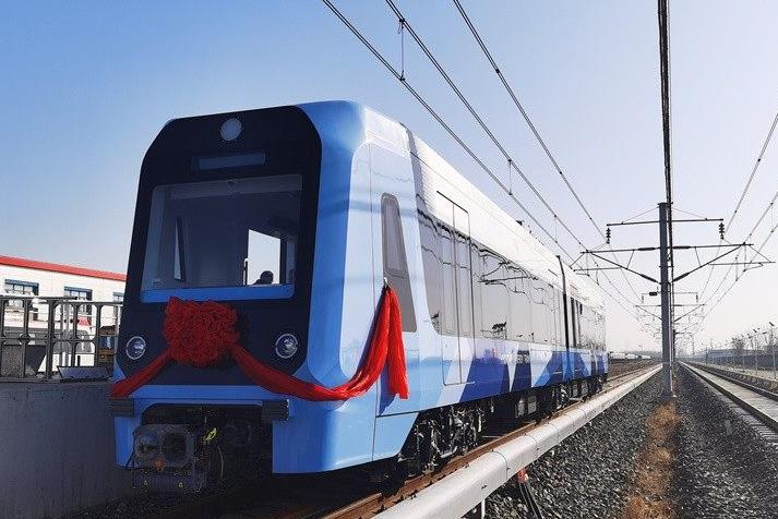氫燃料混合動力鉸接輕軌車在保定滿城區(qū)河北京車智能制造基地正式下線.jpg 氫燃料混合動力鉸接輕軌車在保定滿城區(qū)河北京車智能制造基地正式下線.jpg