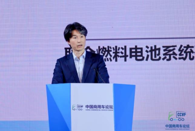華豐燃料電池高級總監(jiān)及聯(lián)合燃料電池公司副總經(jīng)理真鍋晃太:氫能及燃料電池普及規(guī)劃.jpg