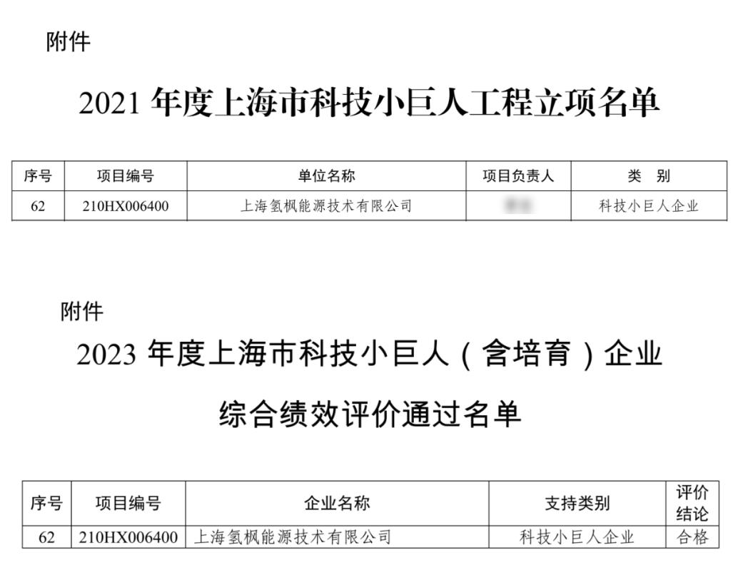 氫楓能源順利通過2023年度上海市科技小巨人企業綜合績效評價.jpg
